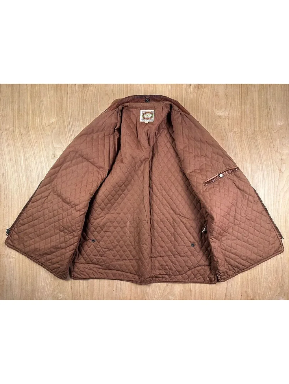 Vintage 80s Banana Republic Leather Safari Vest large utility pockets lined